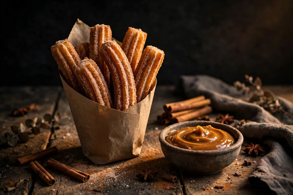 Churros with arequipe