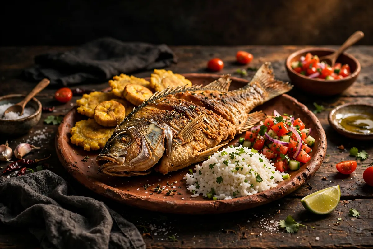 Fried bocachico